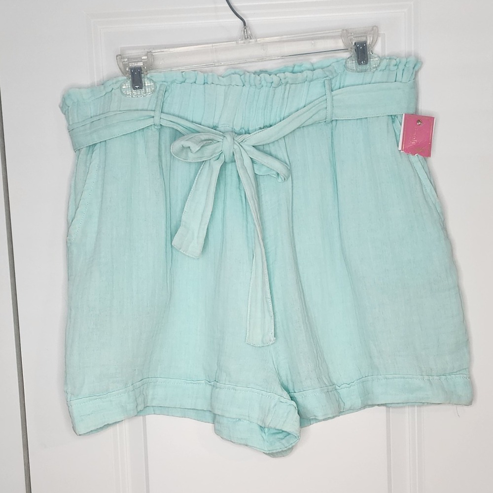 Simply Southern Paperbag Waist Shorts Belted Casual Comfy XXL